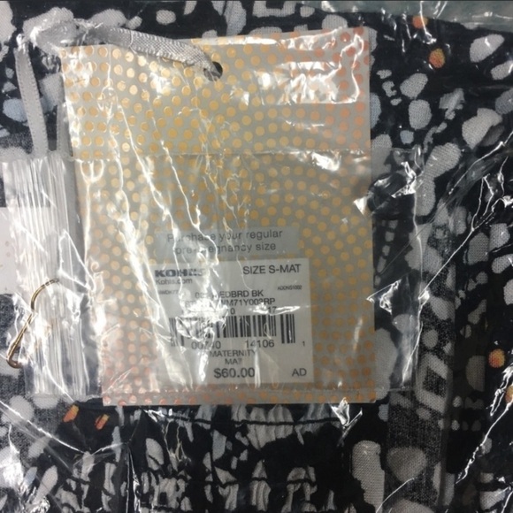 A:glow Maternity smocked midi dress NWT - Picture 4 of 5